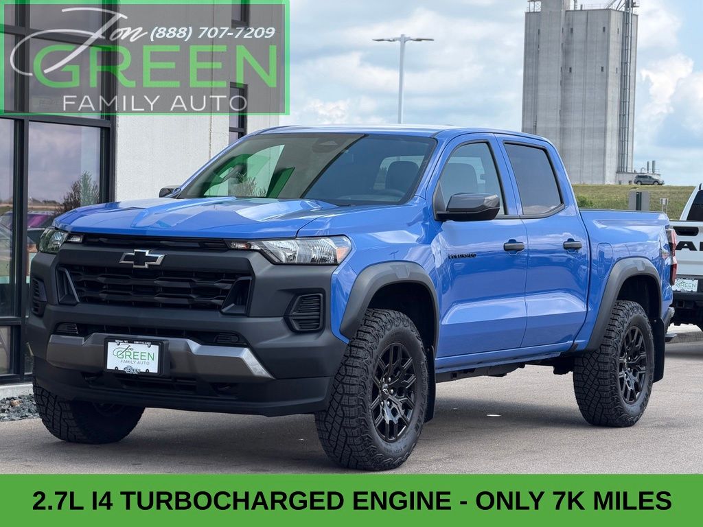 Blue Metallic 2025 Chevrolet Colorado Pickup Truck Four-Wheel Drive 8-Speed Automatic