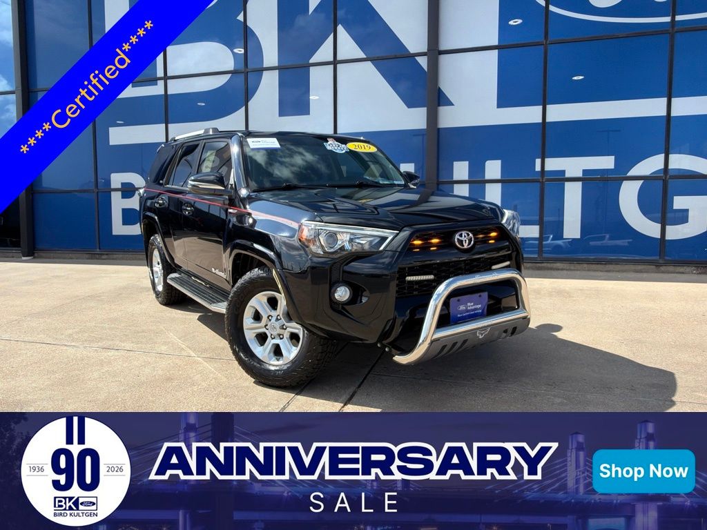 Midnight Black Metallic 2019 Toyota 4Runner SUV / Crossover 4X2 5-Speed Automatic Overdrive
