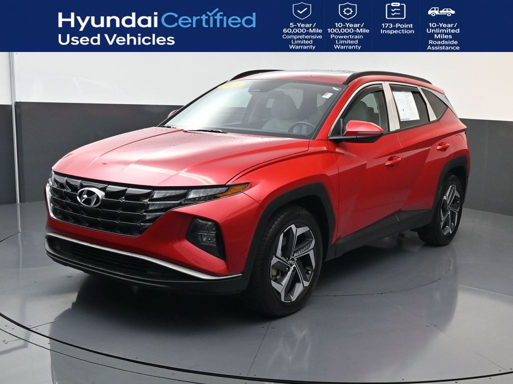 Calypso Red 2023 Hyundai Tucson SUV / Crossover Front-Wheel Drive 8-Speed Automatic