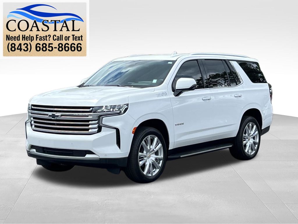 2021 Chevrolet Tahoe High Country White at Mazda of Columbia