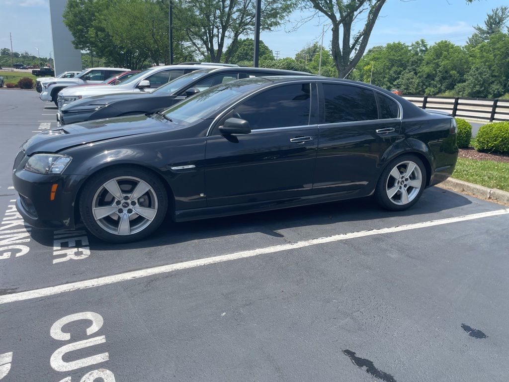 Panther Black Metallic 2009 Pontiac G8 Sedan Rear-Wheel Drive 6-Speed Automatic