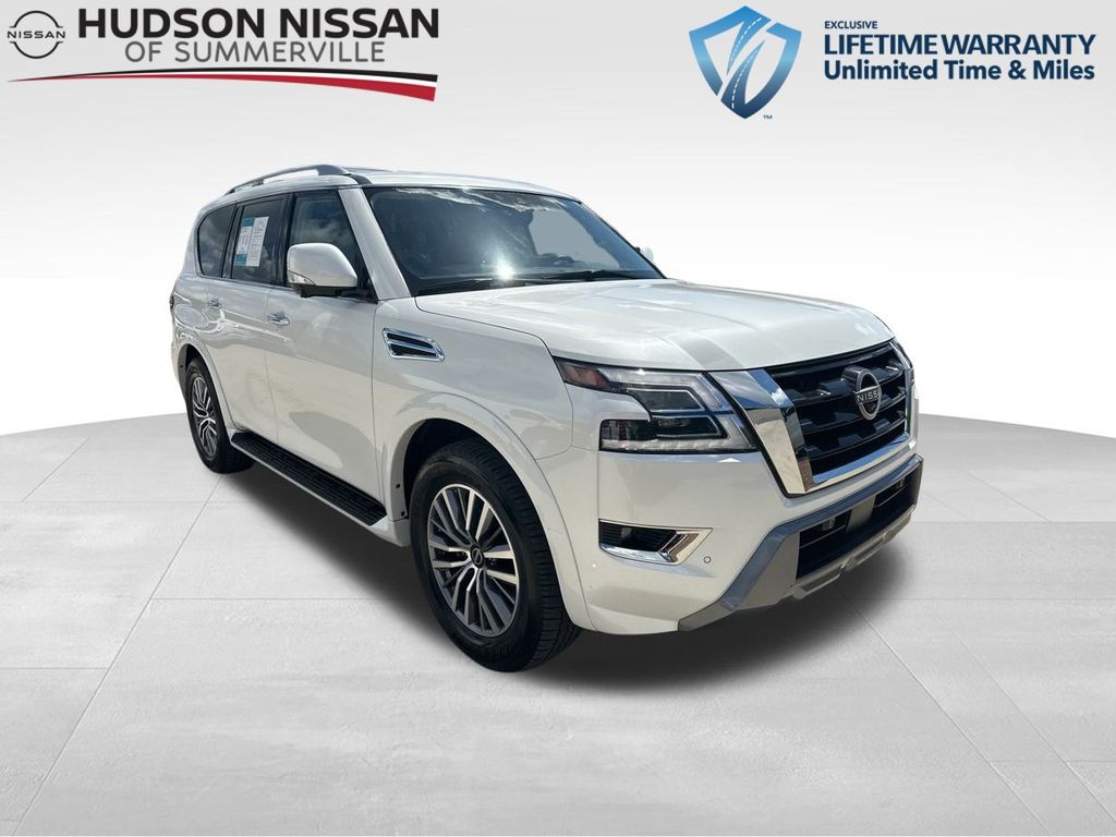 2024 Aspen White Tricoat Nissan Armada SL SUV
