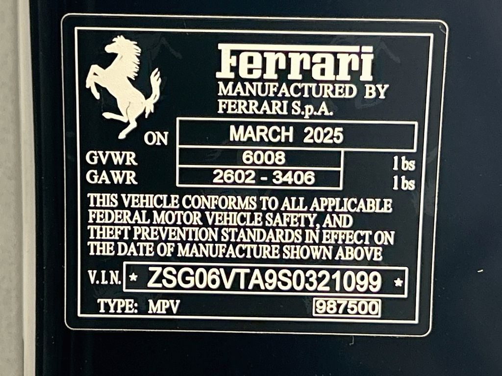 Used 2025 Glossy Grigio Eski Ferrari Tailor Made image 35