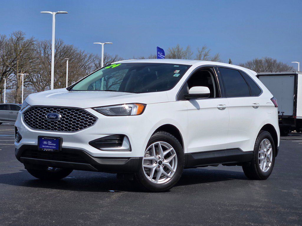 Oxford White 2024 Ford Edge SEL AWD SUV / Crossover All-Wheel Drive 8-Speed Automatic
