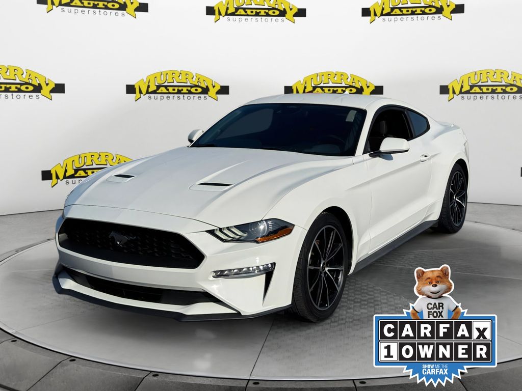 Oxford White 2020 Ford Mustang Coupe Rear-Wheel Drive 6-Speed Manual