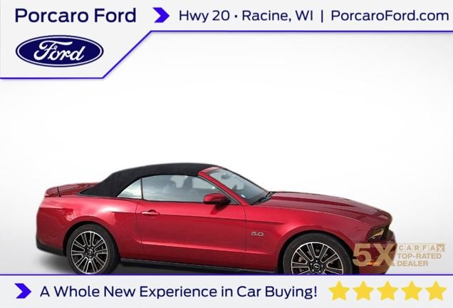 Red Candy Metallic Tinted Clearcoat 2011 Ford Mustang GT Premium Convertible RWD Convertible Rear-Wheel Drive 6-Speed Automatic