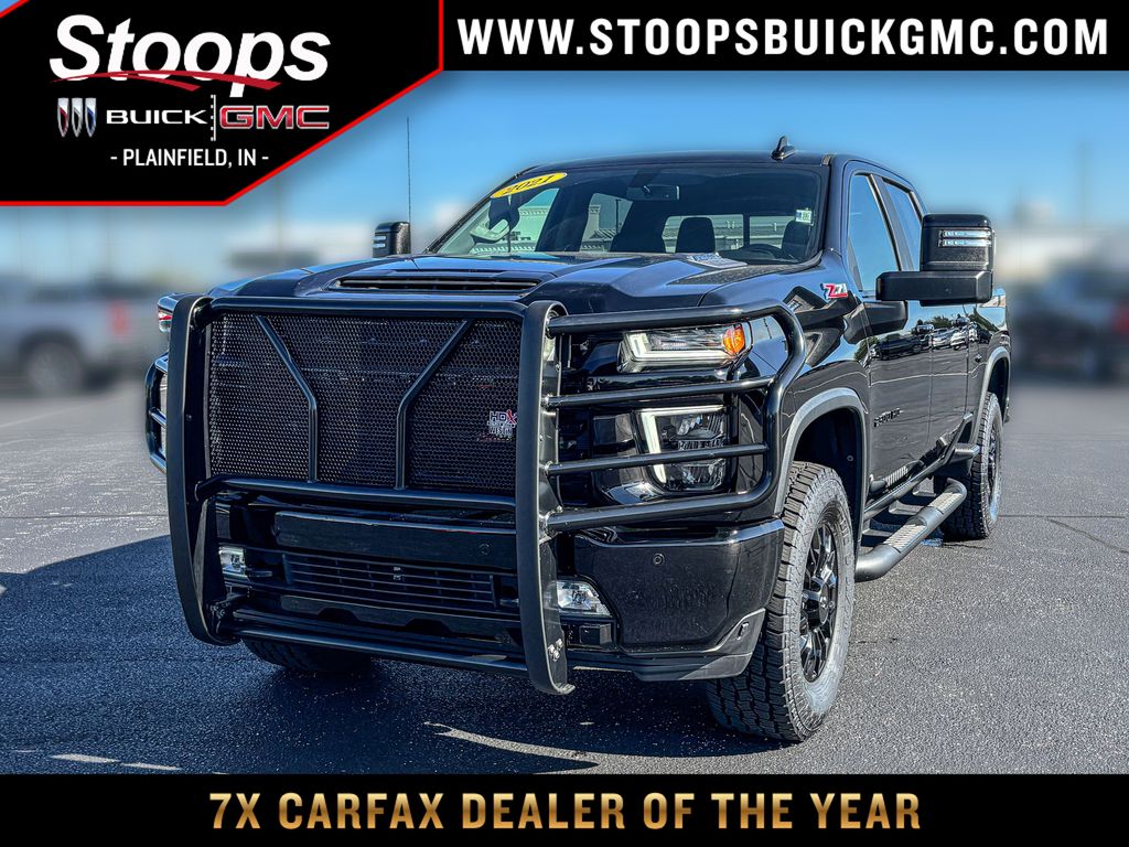 Black 2021 Chevrolet Silverado 2500HD Pickup Truck Four-Wheel Drive Automatic