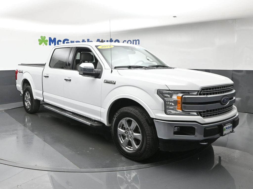 Certified Used 2019 White Ford Lariat image 2