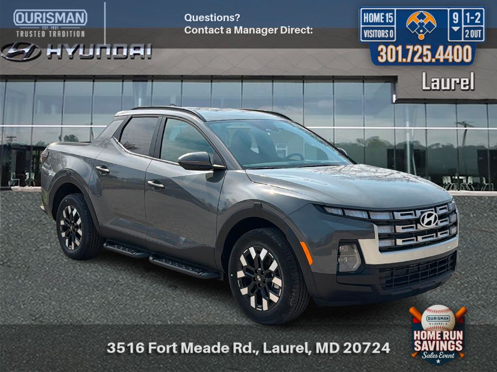 Gray 2026 Hyundai Santa Cruz SEL Crew Cab FWD Pickup Truck Front-Wheel Drive 8-Speed Automatic