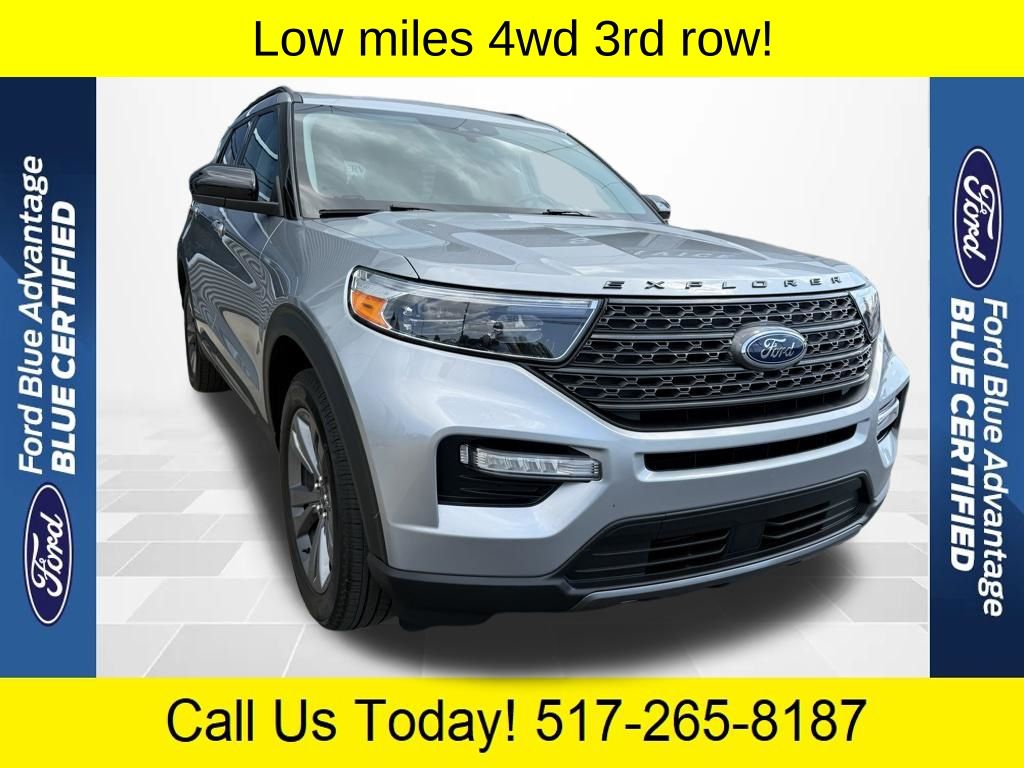 Silver Metallic 2023 Ford Explorer XLT AWD SUV / Crossover All-Wheel Drive Automatic