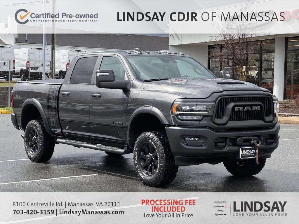 Gray (Granite Crystal Metallic Clearcoat) 2024 RAM 2500 Power Wagon Crew Cab 4WD Pickup Truck Four-Wheel Drive 8-Speed Automatic