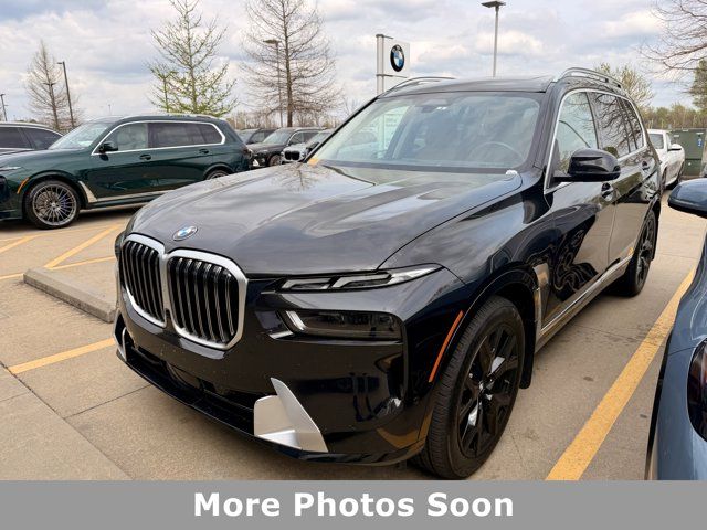 Black Sapphire Metallic 2025 BMW X7 xDrive40i AWD SUV / Crossover All-Wheel Drive 8-Speed Automatic