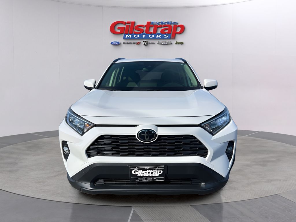 Super White 2019 Toyota RAV4 SUV / Crossover All-Wheel Drive 8-Speed Automatic