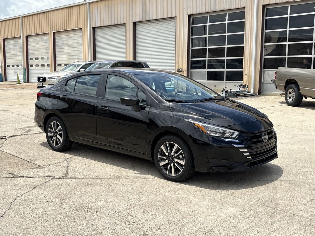 2025 Nissan Versa 1.6 SV Black at Baytown Hyundai