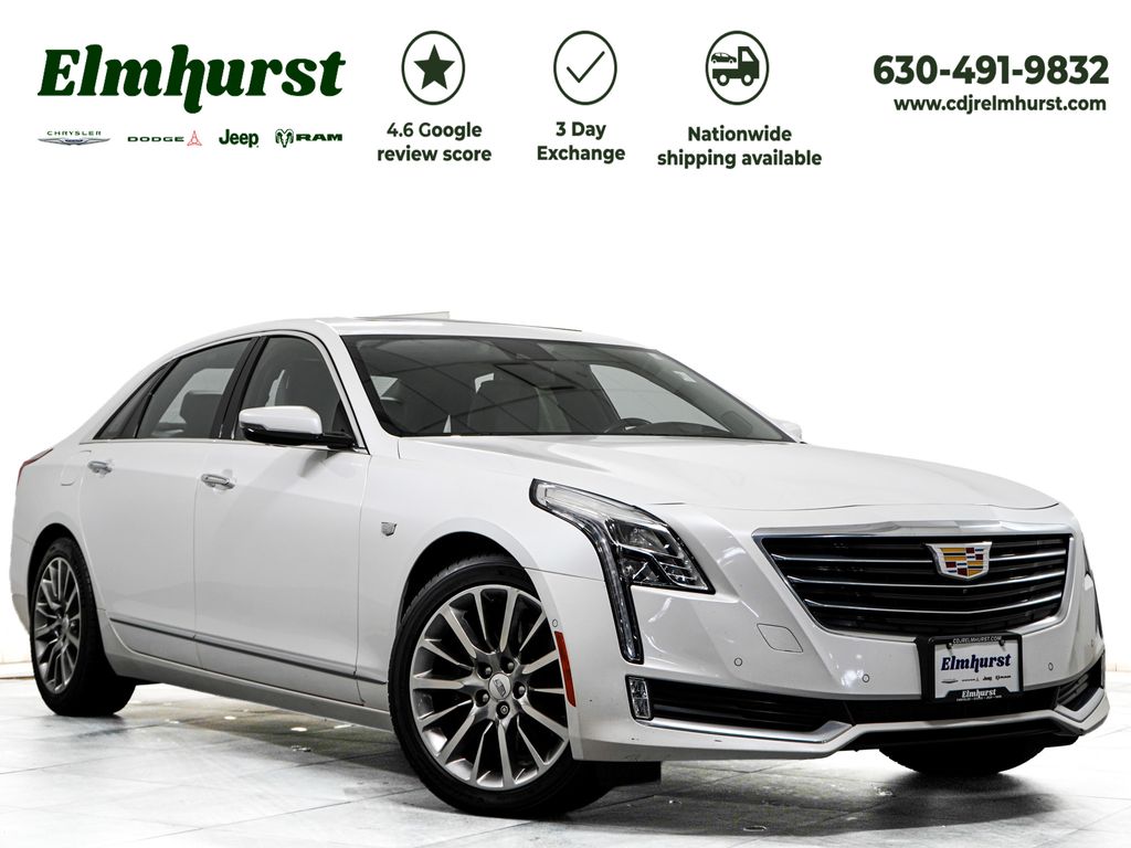 Crystal White 2016 Cadillac CT6 Sedan All-Wheel Drive 8-Speed Automatic