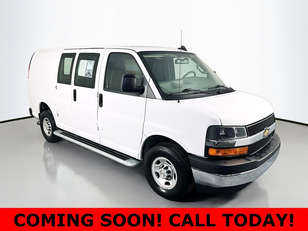 Summit White 2024 Chevrolet Express Cargo 2500 RWD Van Rear-Wheel Drive 8-Speed Automatic Overdrive