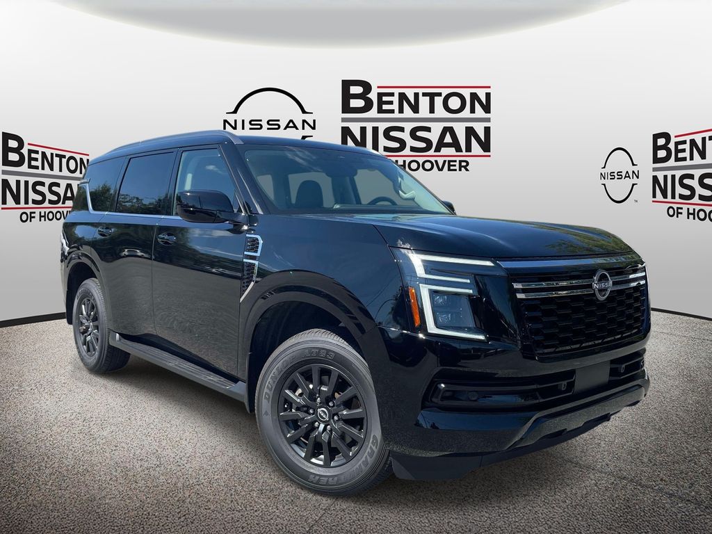Super Black 2025 Nissan Armada SUV / Crossover Four-Wheel Drive 9-Speed Automatic