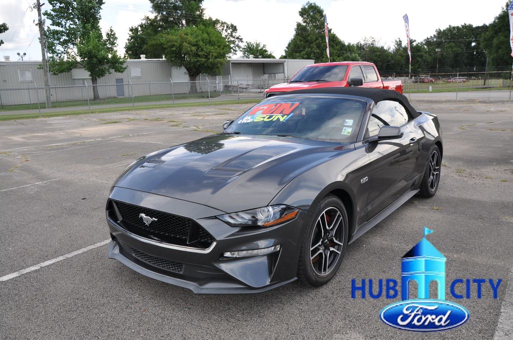 Gray (Magnetic Metallic) 2018 Ford Mustang Convertible Rear-Wheel Drive Automatic