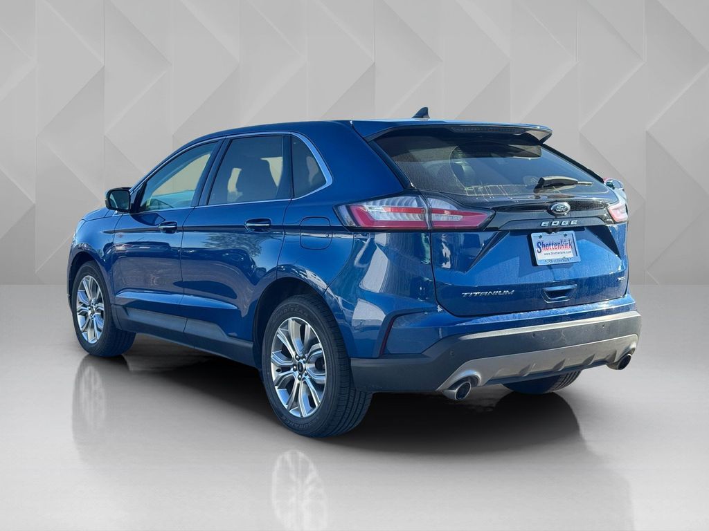 2024 Ford Edge Titanium Blue at North Houston Mitsubishi