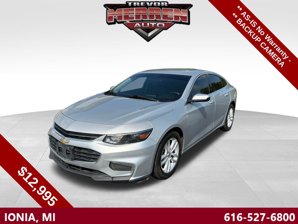 Silver Ice Metallic 2018 Chevrolet Malibu Sedan Front-Wheel Drive 6-Speed Automatic