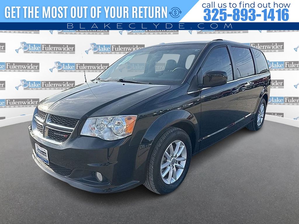 Brilliant Black Crystal Pearlcoat 2020 Dodge Grand Caravan SXT FWD Minivan Front-Wheel Drive 6-Speed Automatic