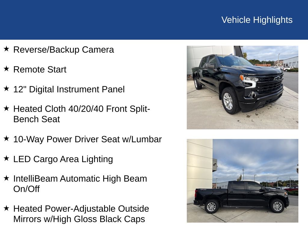 2024 Chevrolet Silverado 1500 4WD Crew Cab Short Bed RST