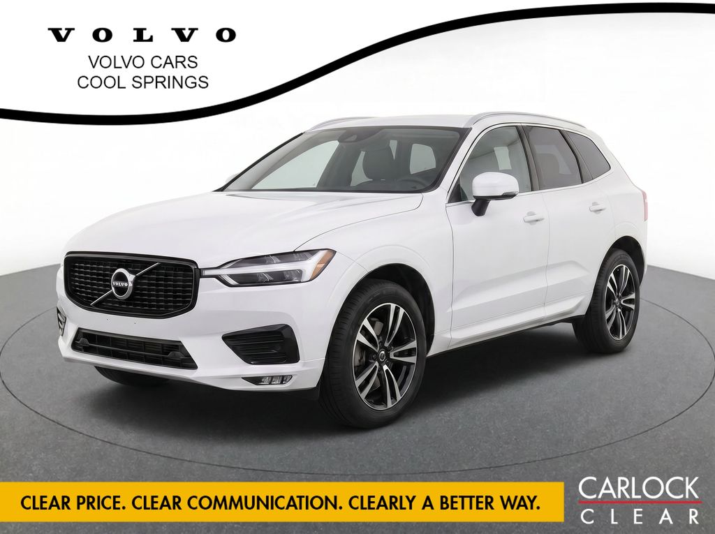 Crystal White 2021 Volvo XC60 SUV / Crossover Front-Wheel Drive Automatic