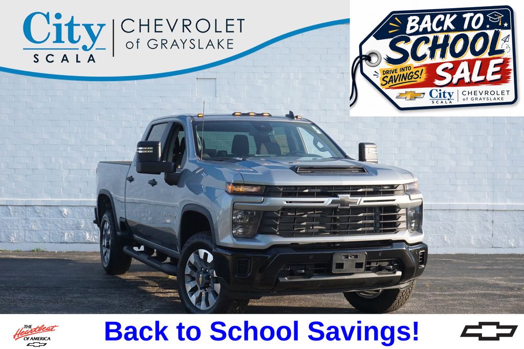 Sterling Gray Metallic 2026 Chevrolet Silverado 2500HD Pickup Truck Four-Wheel Drive Automatic