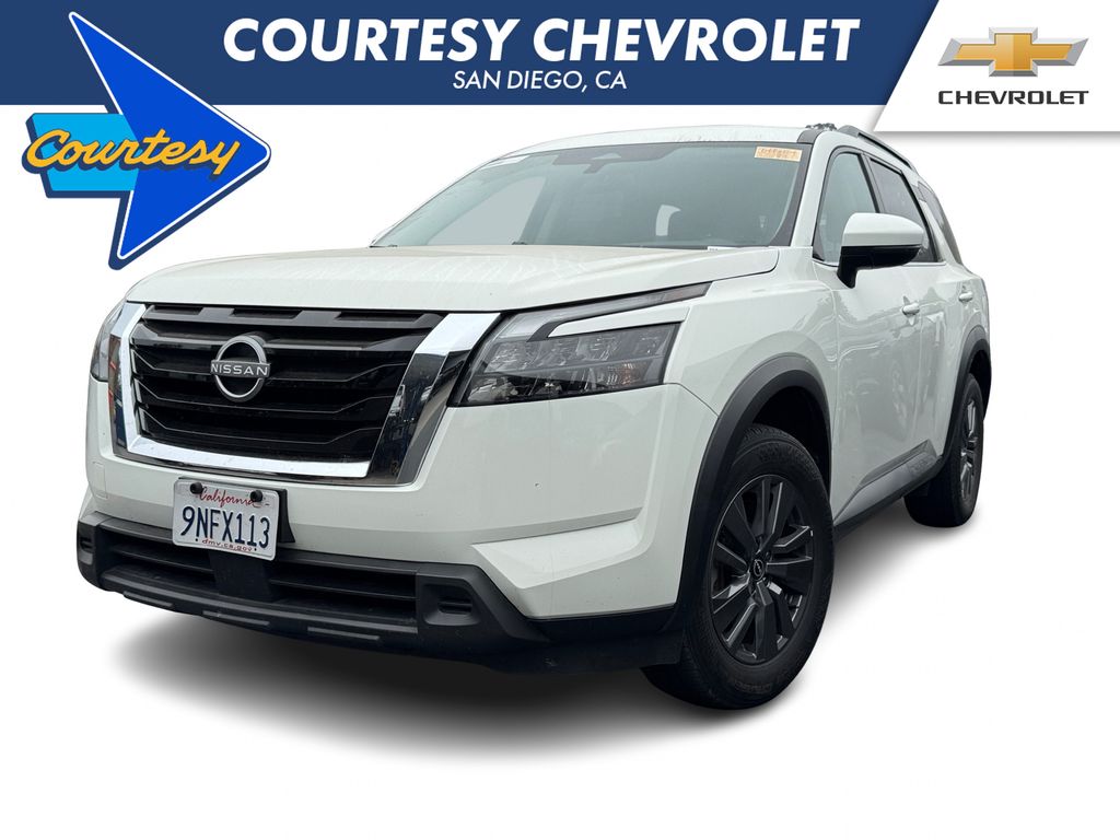 Glacier White 2024 Nissan Pathfinder SV FWD SUV / Crossover Front-Wheel Drive 9-Speed Automatic