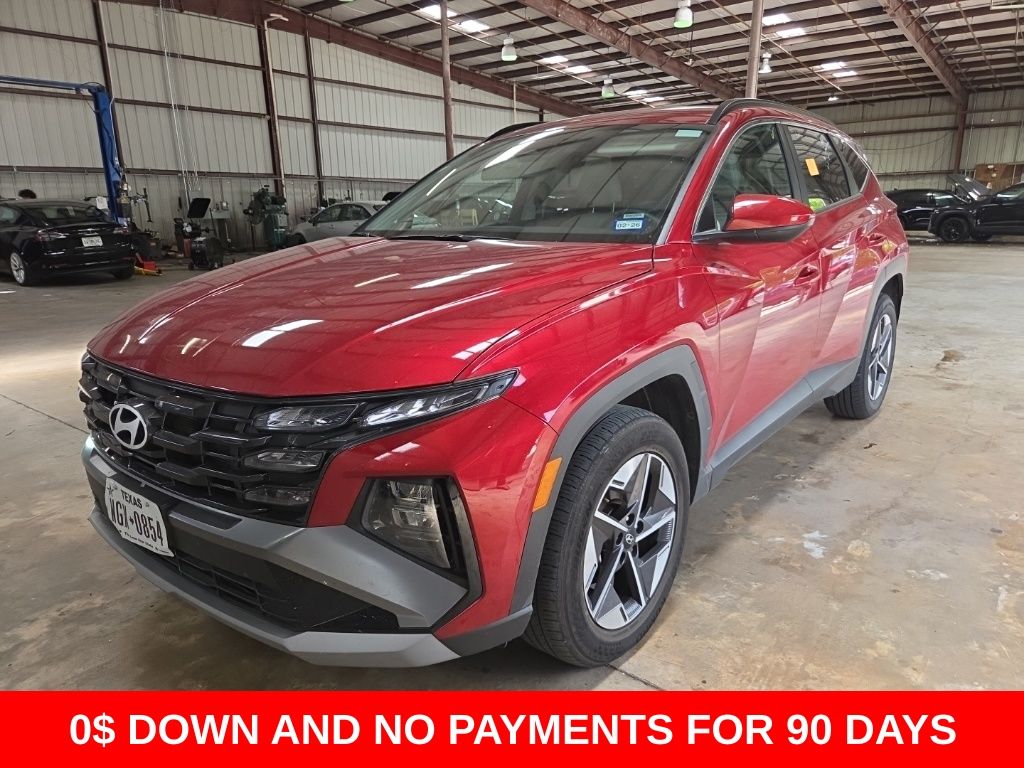 Red 2025 Hyundai Tucson SEL AWD SUV / Crossover All-Wheel Drive 8-Speed Automatic