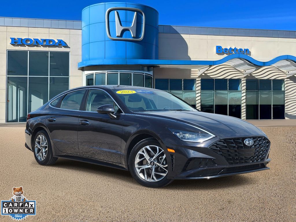 Carbon Blue 2023 Hyundai Sonata SEL FWD Sedan Front-Wheel Drive 8-Speed Automatic