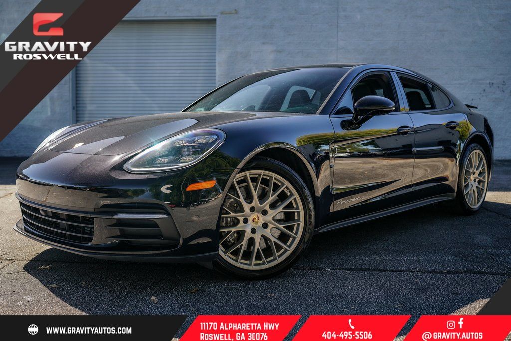 Black 2020 Porsche Panamera Sedan Rear-Wheel Drive 8-Speed Automatic