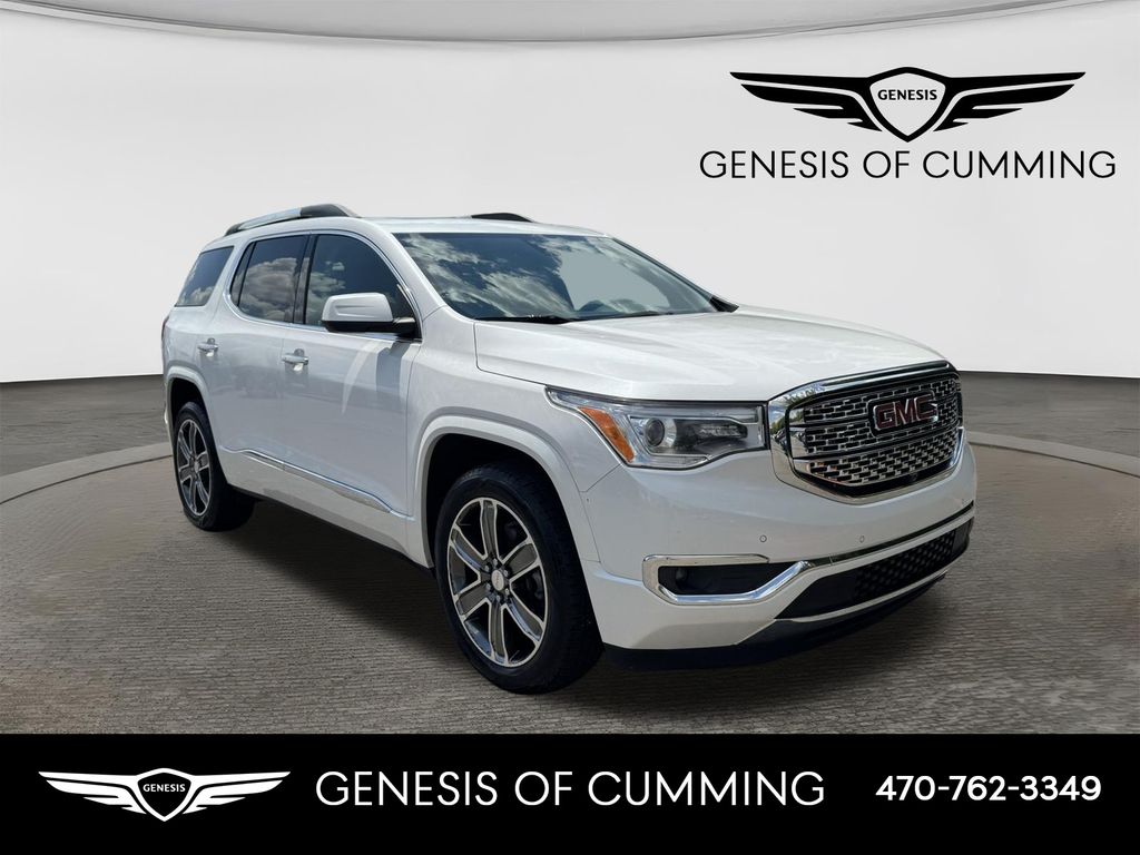 White Frost Tricoat 2017 GMC Acadia SUV / Crossover Four-Wheel Drive 6-Speed Automatic