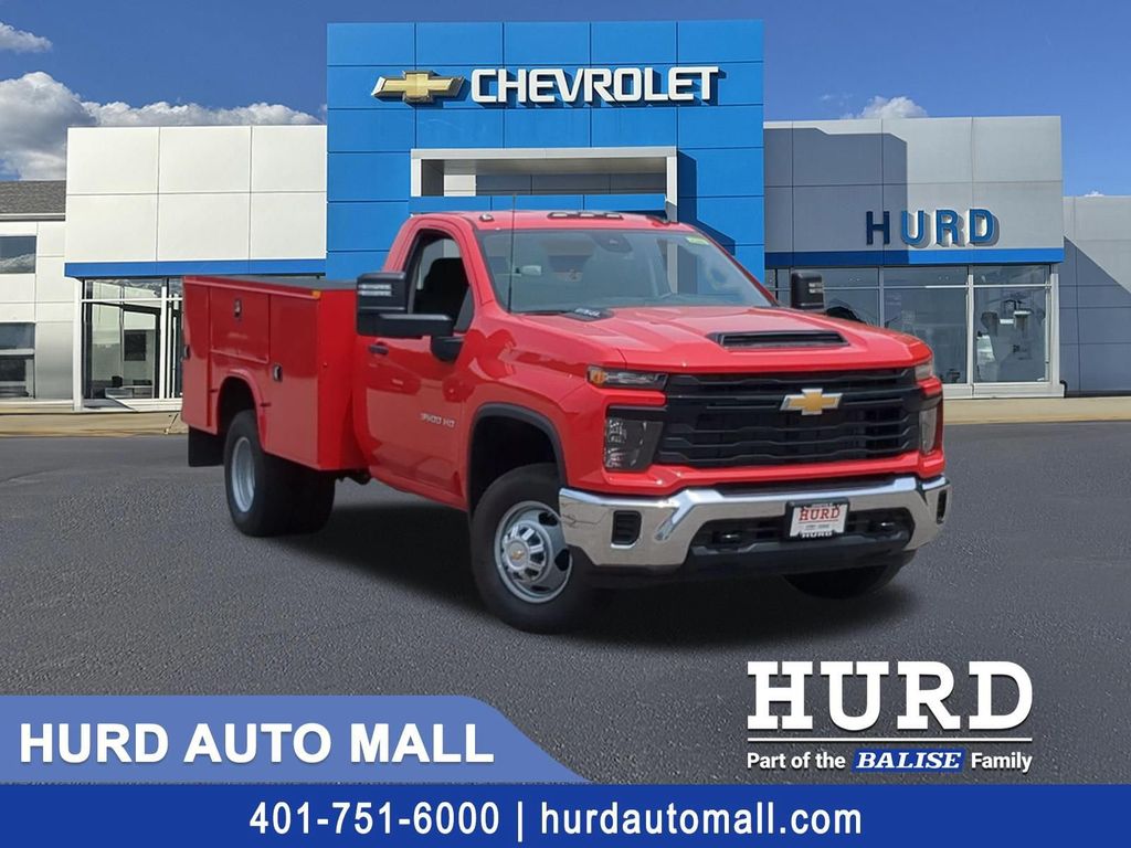 Red Hot 2026 Chevrolet Silverado 3500HD Pickup Truck Four-Wheel Drive Automatic