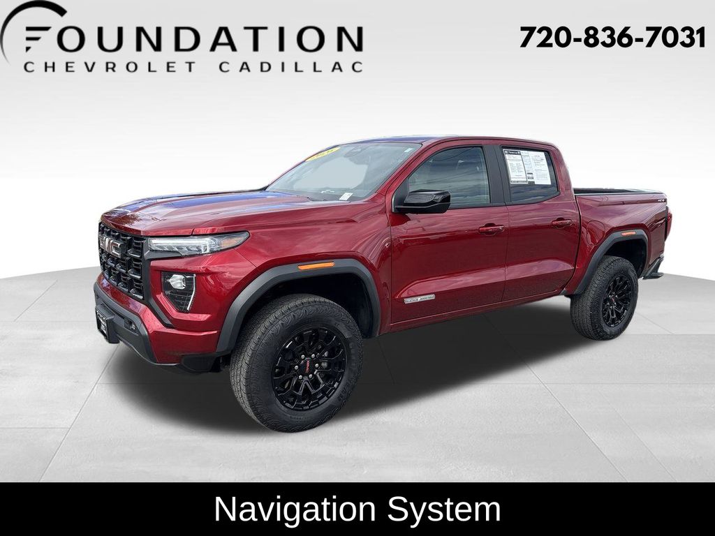 Volcanic Red Tintcoat 2026 GMC Canyon Pickup Truck Four-Wheel Drive 8-Speed Automatic
