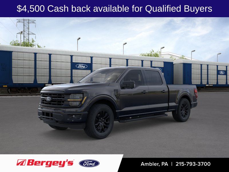 Agate Black Metallic 2026 Ford F-150 Pickup Truck Four-Wheel Drive Automatic