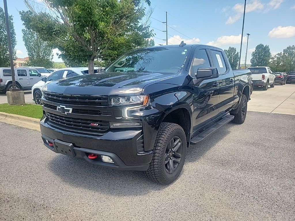 Black 2021 Chevrolet Silverado 1500 Pickup Truck Four-Wheel Drive Automatic