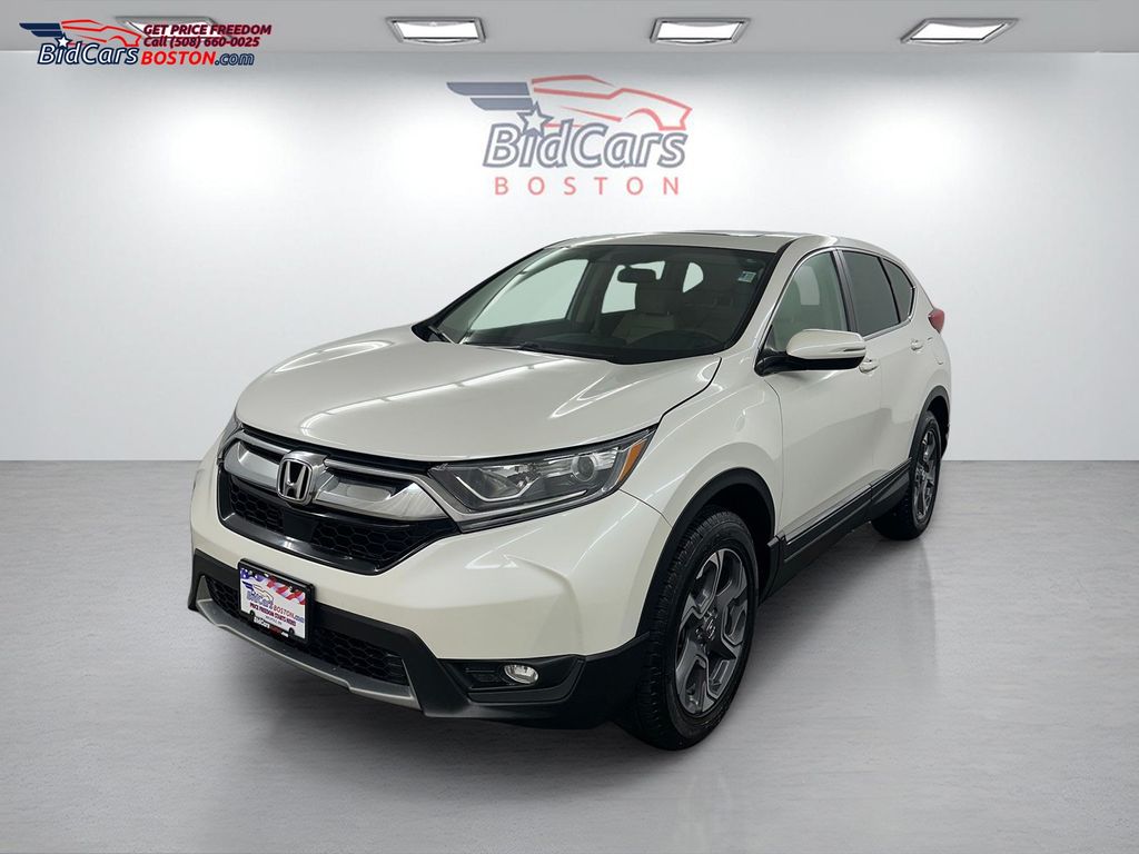 White 2017 Honda CR-V EX AWD SUV / Crossover All-Wheel Drive Continuously Variable Transmission