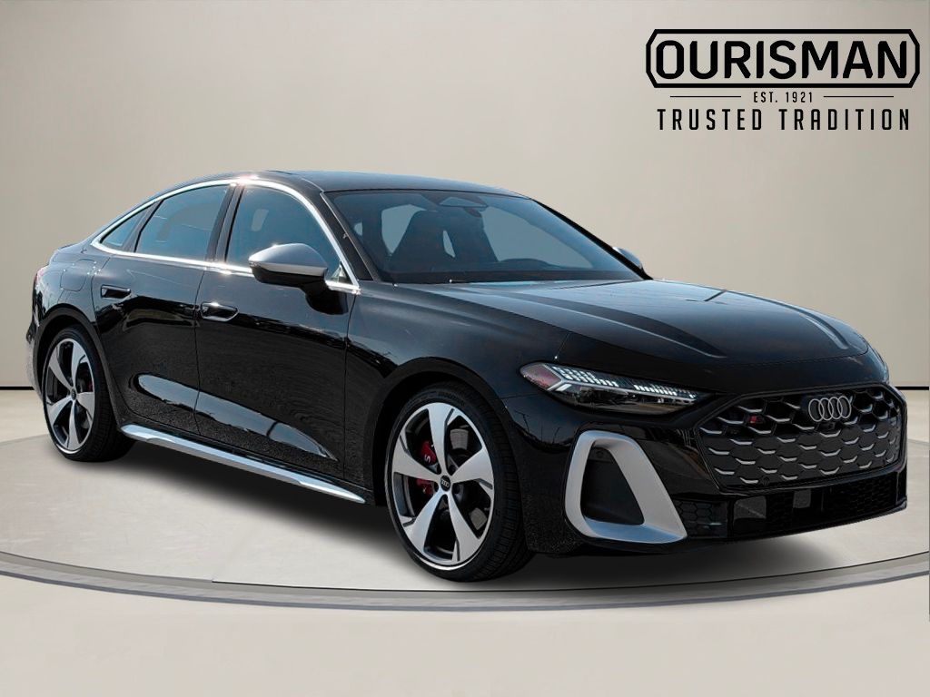 Mythos Black Metallic 2025 Audi S5 3.0T quattro Premium Plus Sedan All-Wheel Drive 7-Speed Automatic