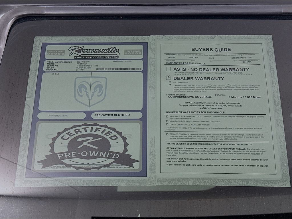 Used 2024 Black Nissan PRO-4X image 38