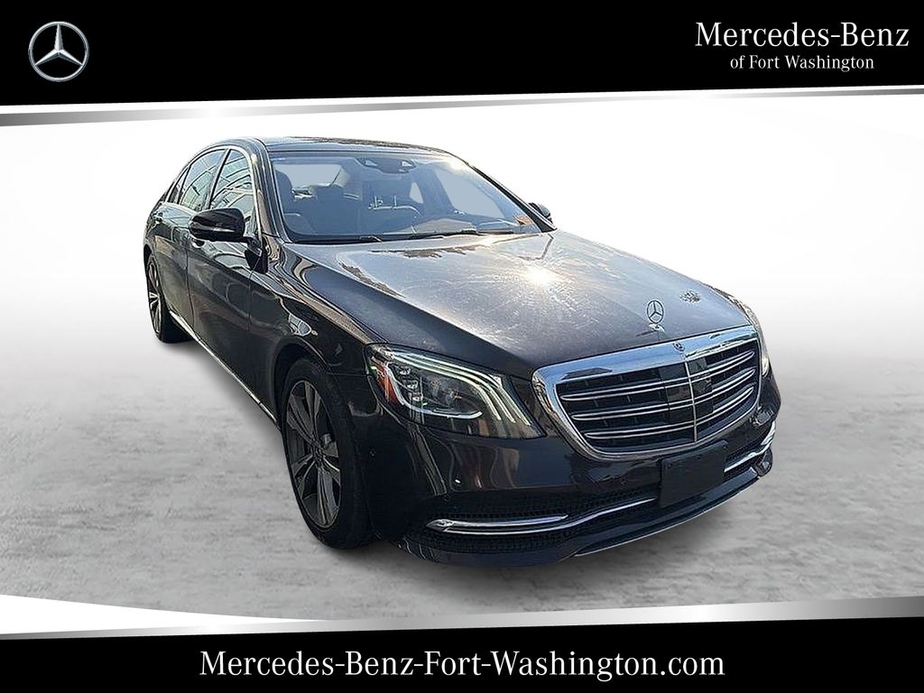 Red (Ruby Black Metallic) 2019 Mercedes-Benz S-Class S 560 4MATIC AWD Sedan All-Wheel Drive 9-Speed Automatic