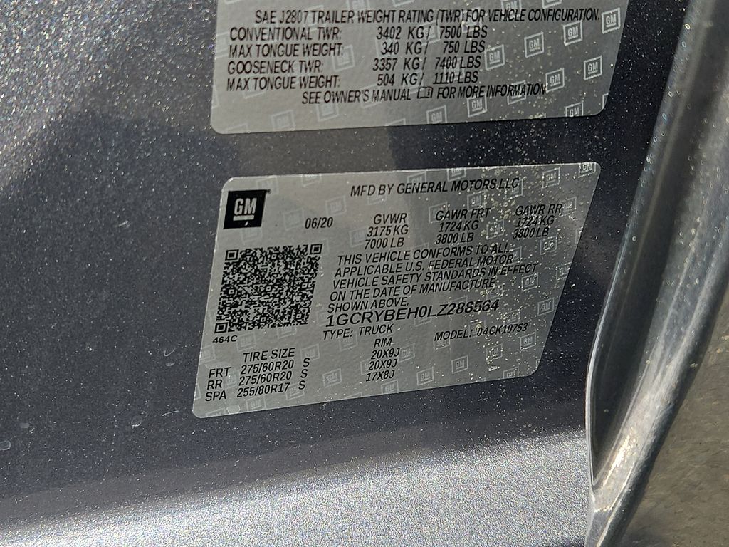 2020 Chevrolet Silverado 1500