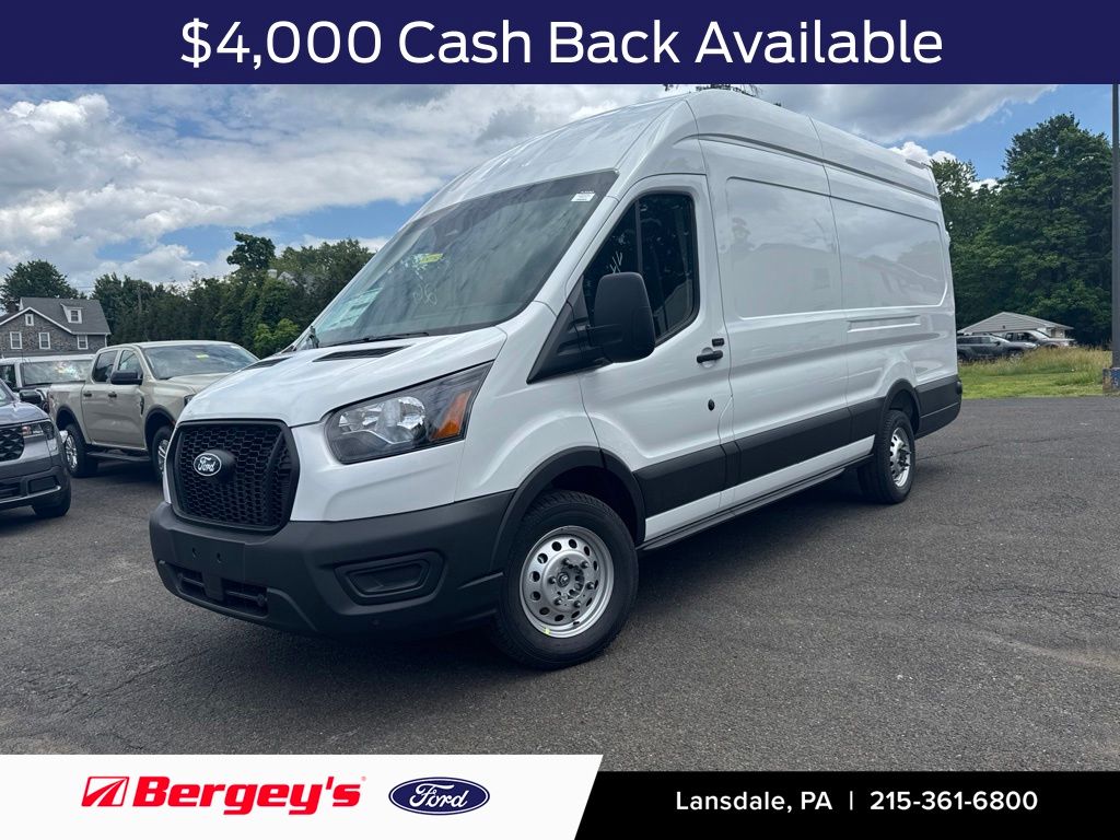 Oxford White 2026 Ford Transit Cargo Van All-Wheel Drive 