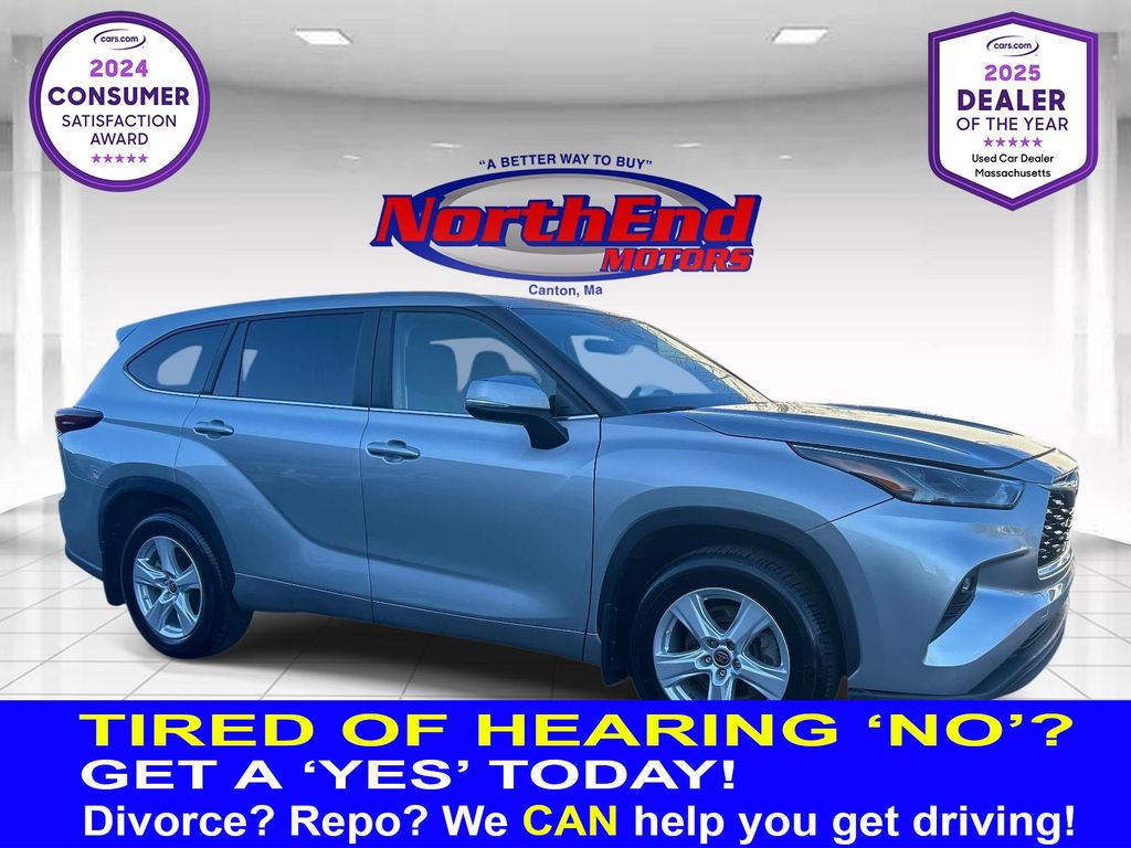Celestial Silver Metallic 2024 Toyota Highlander LE AWD SUV / Crossover All-Wheel Drive 8-Speed Automatic