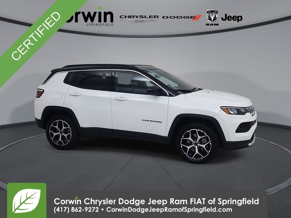 Bright White Clearcoat 2026 Jeep Compass Limited 4WD SUV / Crossover Four-Wheel Drive 8-Speed Automatic