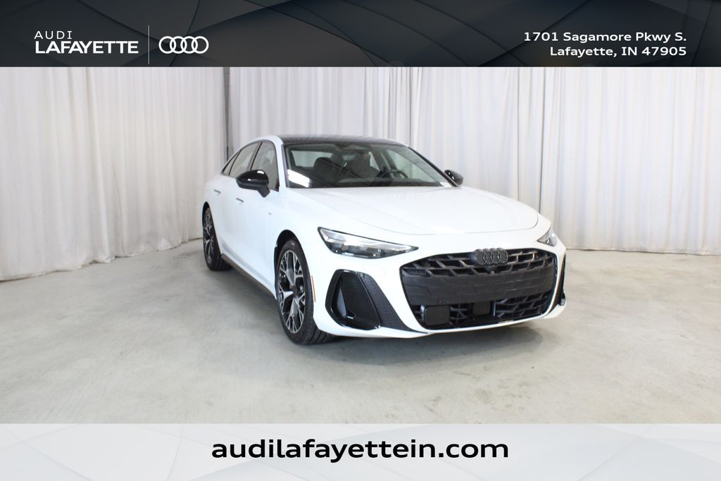 Glacier White 2026 Audi A6 Sedan All-Wheel Drive 7-Speed Automatic