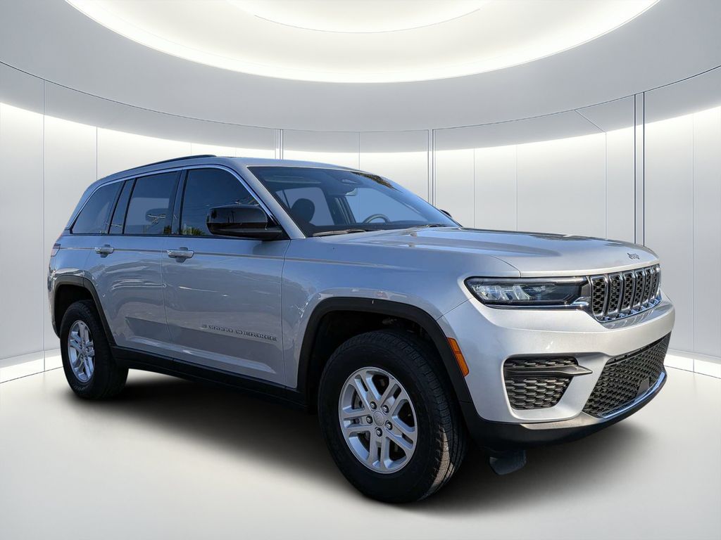Silver 2024 Jeep Grand Cherokee SUV / Crossover Four-Wheel Drive 8-Speed Automatic