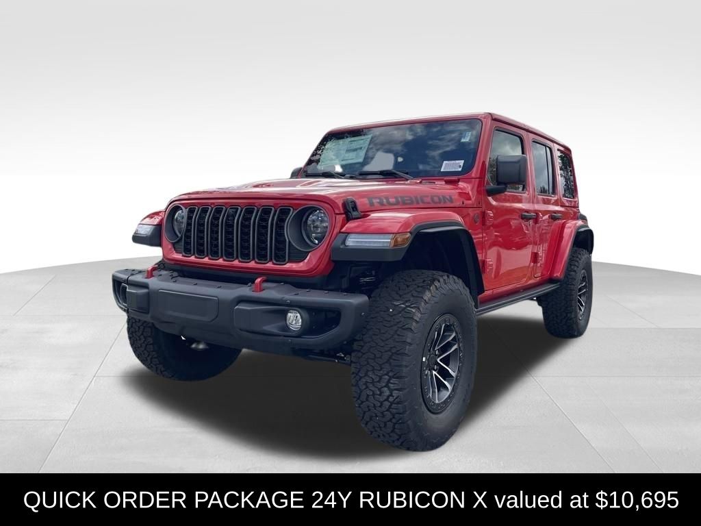 Firecracker Red Clearcoat 2026 Jeep Wrangler Rubicon X 4-Door 4WD SUV / Crossover Four-Wheel Drive 8-Speed Automatic