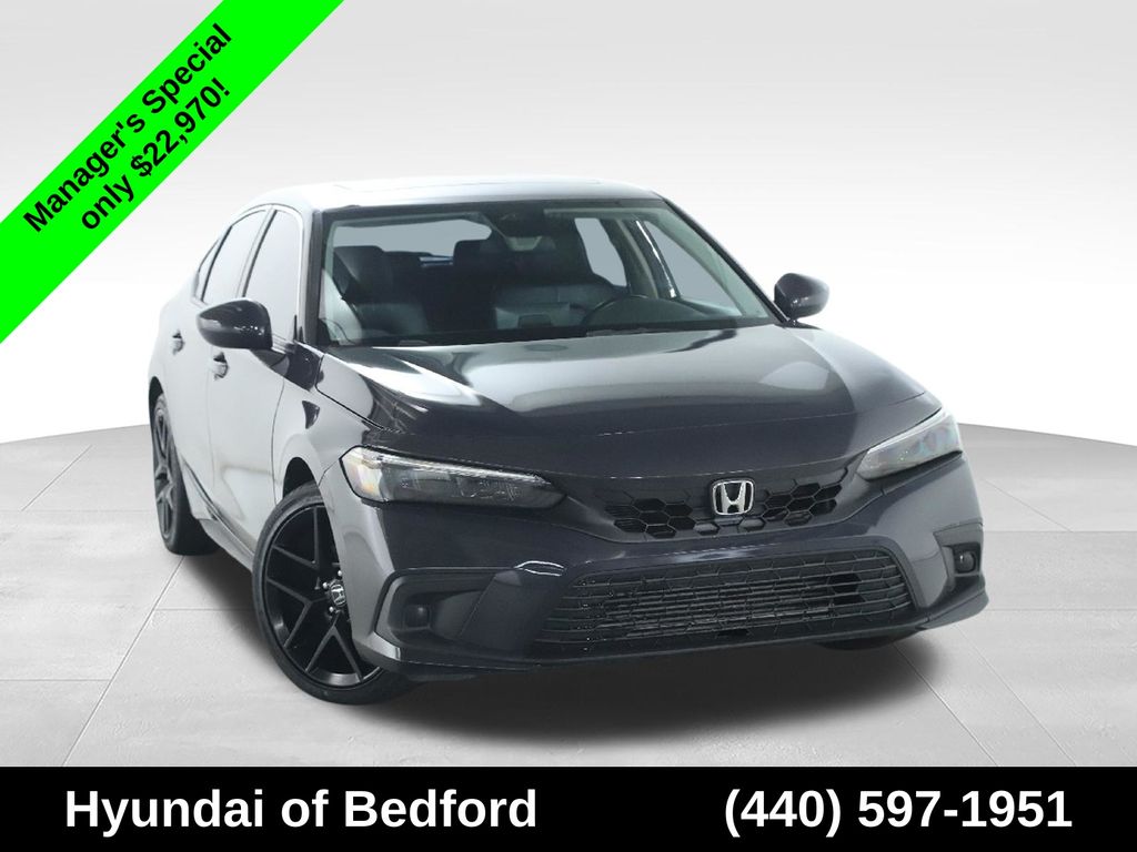 Smokey Mauve Pearl 2022 Honda Civic Hatchback Hatchback Front-Wheel Drive Continuously Variable Transmission