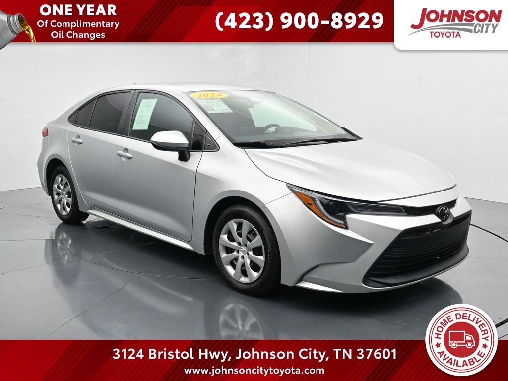 Classic Silver Metallic 2024 Toyota Corolla Sedan Front-Wheel Drive Continuously Variable Transmission